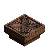Dungeon Blocks - Medieval Town - Ground Wood Cross (MT1-015)