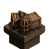 Dungeon Blocks - Medieval Town - Wooden Crates 4 (MT1-022)
