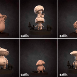 Mushroom Folk - Set A