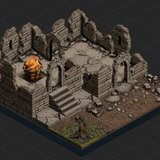Dungeon Blocks - Ruins - Scene A