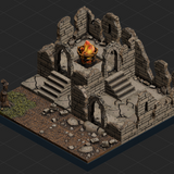 Dungeon Blocks - Ruins - Scene A