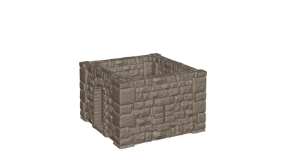 Fortress Tower Level Middle - With one door and arrow slits on three sides