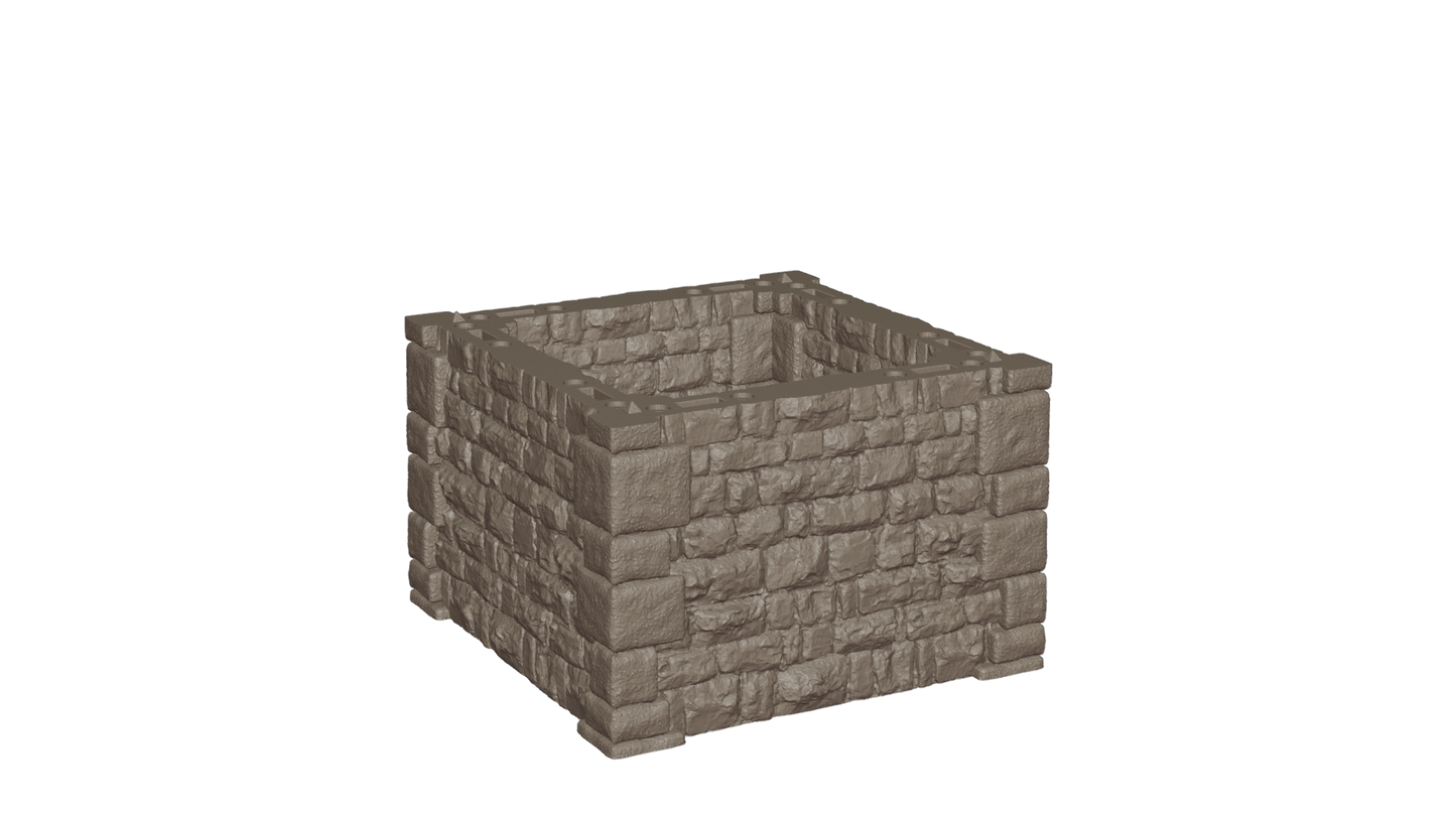 Fortress Tower Level Middle - Solid walls