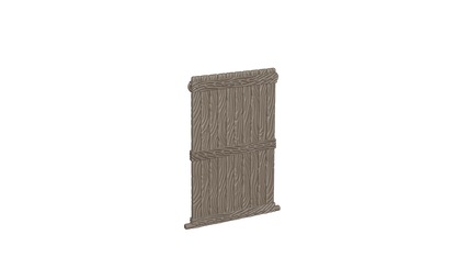 Fortress Wall - With draw bridge and rear door - 150mm wide