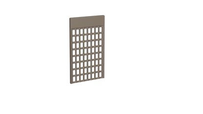 Fortress Wall - With draw bridge and rear door - 150mm wide