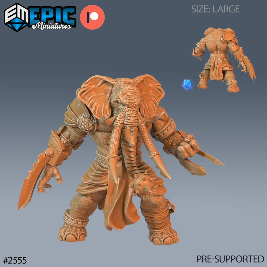 Elephant Folk Barbarian (2555)