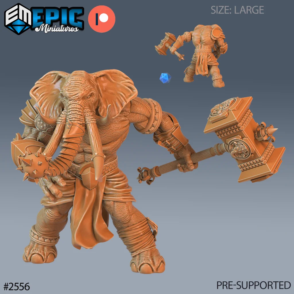 Elephant Folk Barbarian (2556)