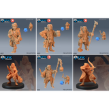 Halflings - Set A - 6 Pack