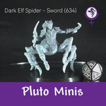 Dark Elf Spider - Sword (634)