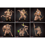 Tabaxi - Set A - 6 Pack